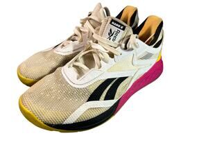 Reebok Nano X trainers beige pink womens shoes 9